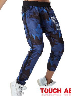 TOUCH AERO宽版时尚健身潮裤运动速干女长裤舞蹈个性嘻哈裤10853
