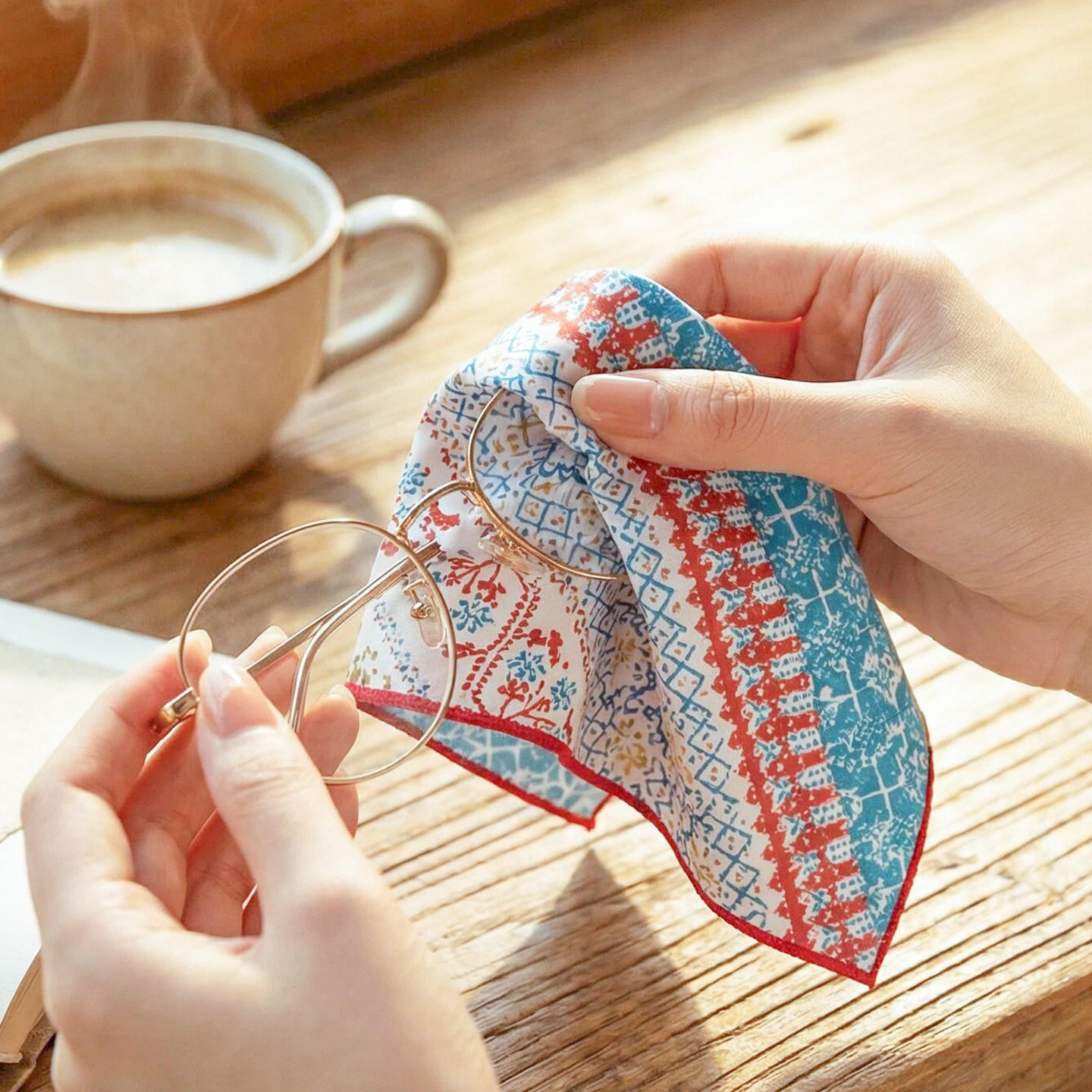 护膜防刮日本东丽24x24艺术图案适配蔡司钻立方依视路钻晶维奈布