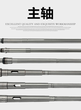 钱江龙杭湖西子台钻花键主轴杆钻铣床钻攻两用Z512BZS4120 25配件