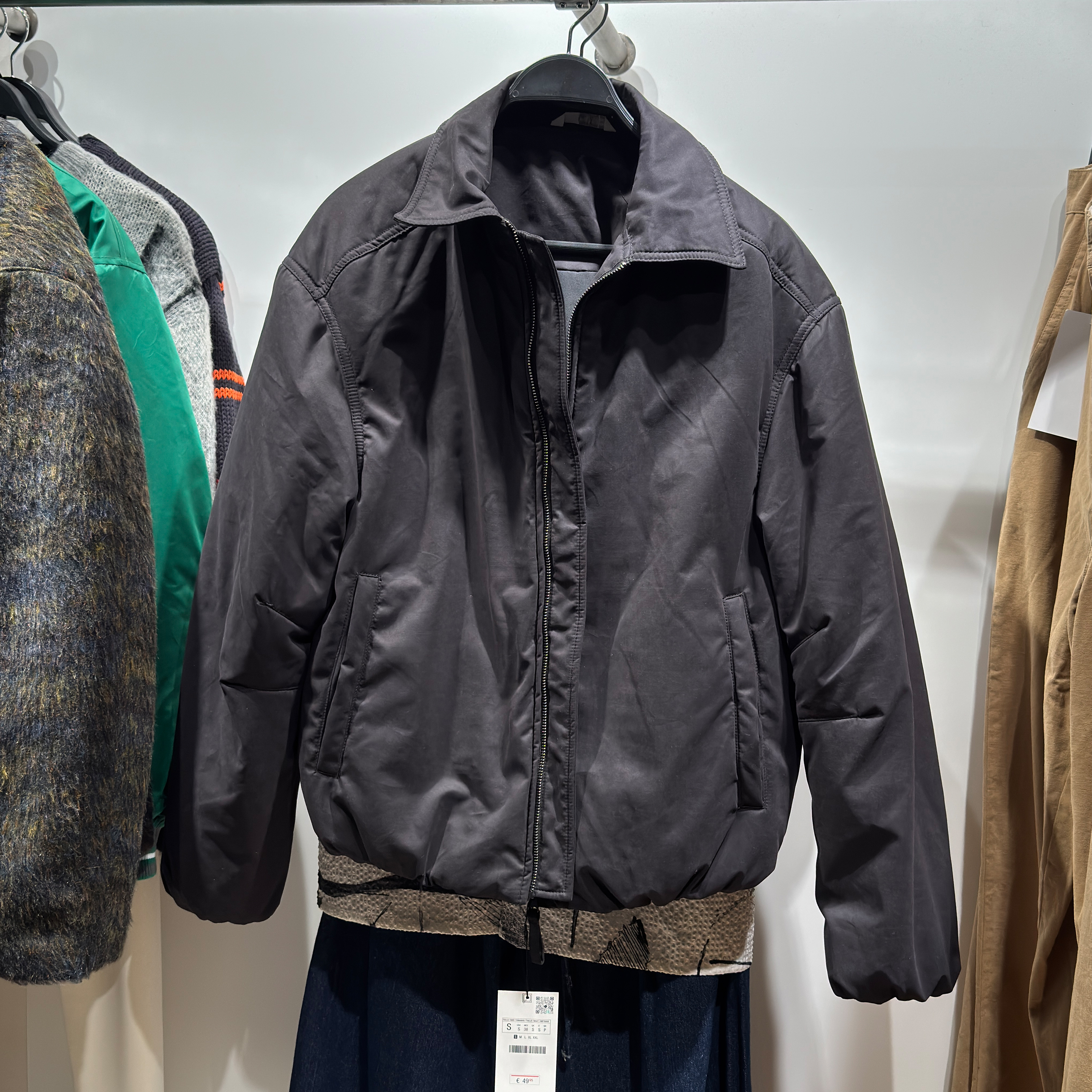 柜549！25秋季新品 男装 boxy fit结构拉链夹克外套 3046312 800