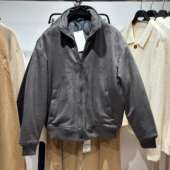 6318303 柜549 807 男装 宽松绒面质感效果夹克外套 25冬季 新品