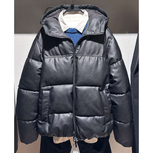 西班牙出口加厚冬皮棉服棉衣男