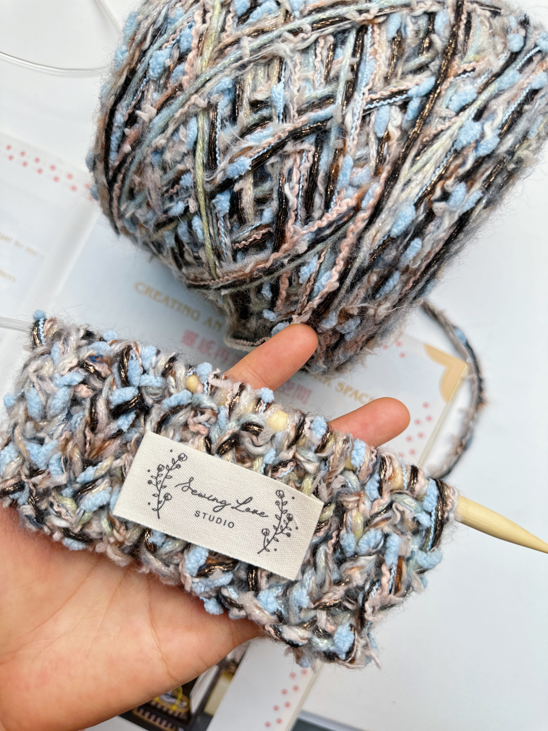 摩根手混线情侣粗毛线团柔软亲肤