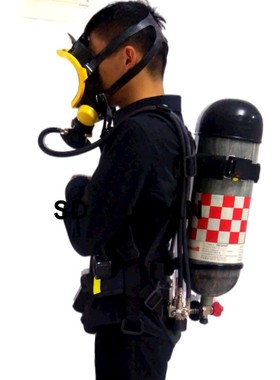 巴固霍尼韦尔C900空气呼吸器SCBA105K碳纤维6.8L气瓶 UE面罩