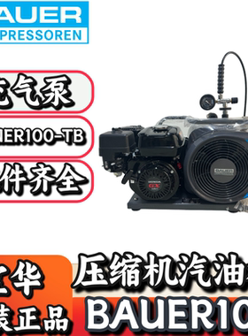 德国宝华BAUER100TB呼吸空气压缩机消防潜水气瓶充气泵填充泵