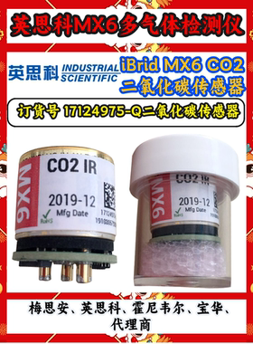 英思科MX6气体检测仪原装配件17124975-Q二氧化碳传感器