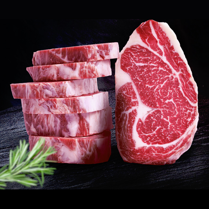 澳洲S级草饲眼肉原切牛排整条厚切2000g整块新鲜牛肉进口肉眼牛排