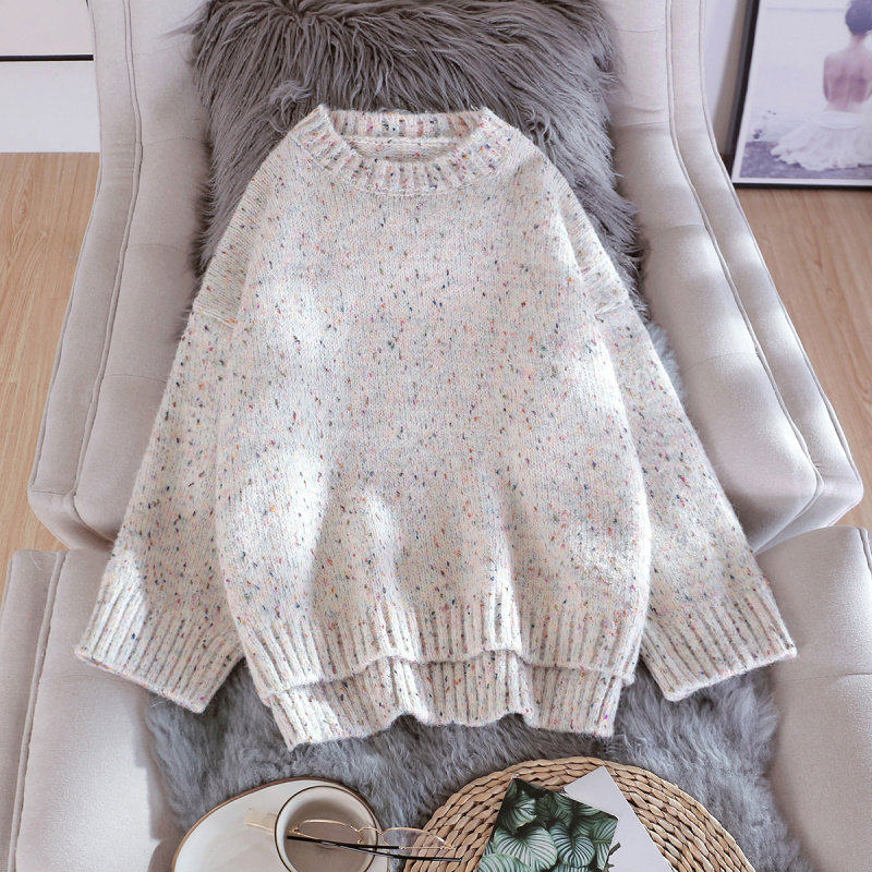 时尚毛衣女套头2019秋冬季新款宽松慵懒风百搭学生针织衫外套加厚|ruв категории Женская одежда, свитер - от Buy2taobao.com для оказания профессиональной услуги покупки агента Taobao