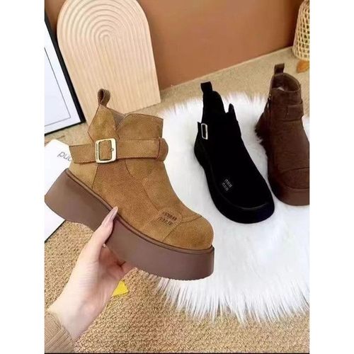 复古勃肯鞋加绒保暖雪地靴棉靴