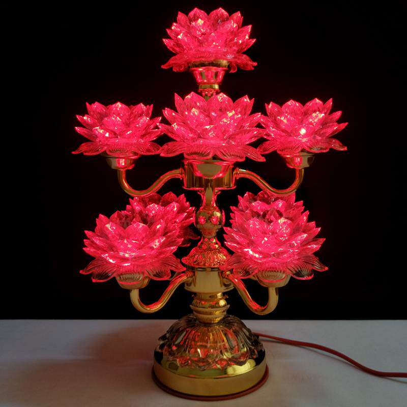 Bergamot Shrines Headlight led Colorful Lotus lights Taoism Lantern Festival Offerings Lucky lighting Buddha Machinein the Festive supplies/Gift , Light , Lotus lamp/Lanterns  category - from Buy2taobao.com to provide professional Taobao agent buy service