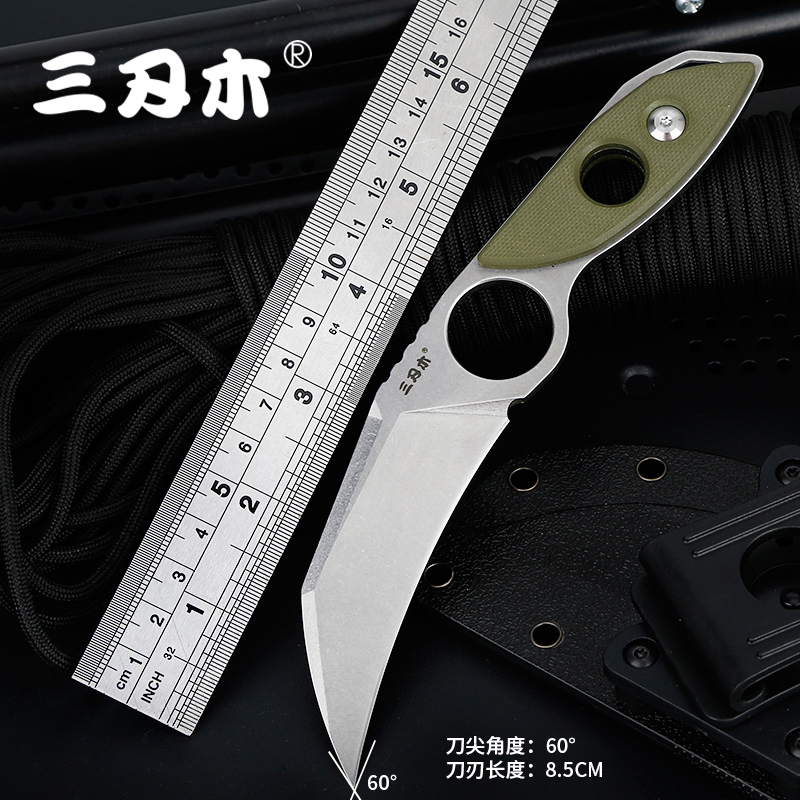 三刃木S615户外生存直刀爪子刀防身野外荒野求生刀高硬度刀随身刀|ruв категории открытый/альпинизм/в поход/Поездки товаров, инструмент/многоцелевой инструмент, Другие открытый инструмент - от Buy2taobao.com для оказания профессиональной услуги покупки агента Taobao