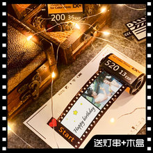 创意照片定制diy胶卷相册生日毕业礼物送男友女生情侣周年纪念册