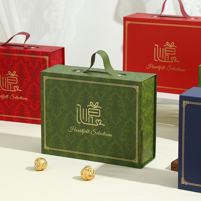 高级感轻奢ins风喜糖盒 结婚婚宴伴手礼盒 成品磁吸翻盖硬纸空盒