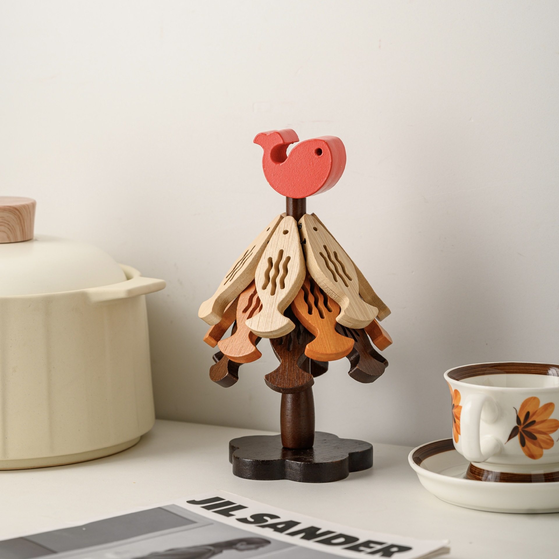 年年有余杯垫餐桌垫小鱼创意摆件竹制耐高温圣诞树防烫家用隔热垫,节庆用品/礼品,文化创意杯垫/餐垫,淘宝优惠券,粉丝福利购,淘宝优惠卷