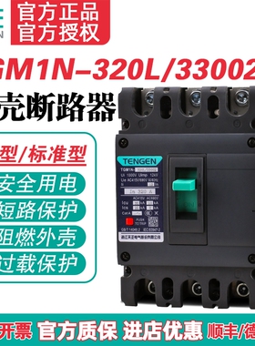 TENGEN天正TGM1N-320L/33002 320A塑壳断路器320A空气开关3P 380V