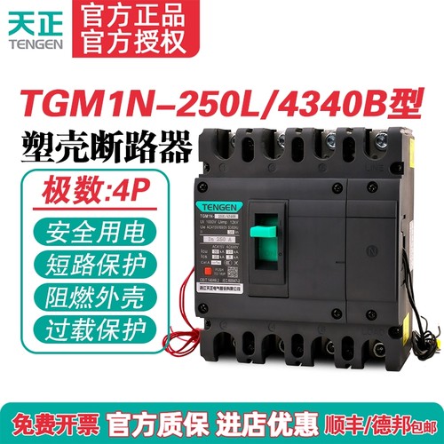 TGM1N-250L塑壳断路器250A