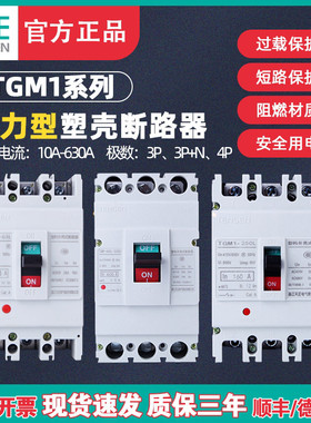 TENGEN天正TGM1塑壳断路器33002电动机保护断路器空气开关动力型