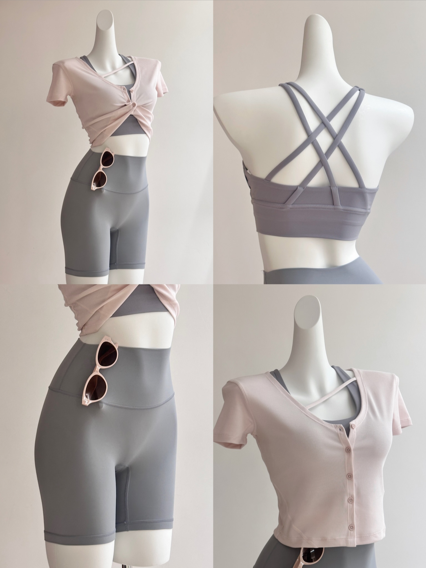 平替运动背心女夏季速干透气无袖瑜伽服罩衫跑步普拉提训练健身衣