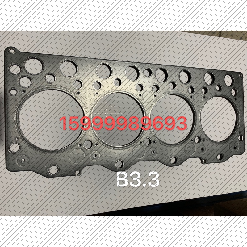 小/松60 100 120-5/6/7气缸床垫康明斯4D95发动机B3.3气缸垫钢垫