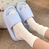 男女个性 浴室防臭防滑纯色拖鞋 休闲居家凉拖eva情侣新款 百搭夏季