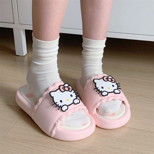 软底防滑可爱HelloKitty凉拖鞋