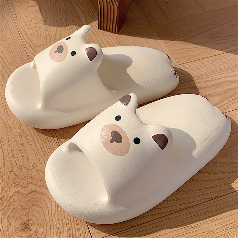 卡通可爱小熊夏季居家防滑拖鞋