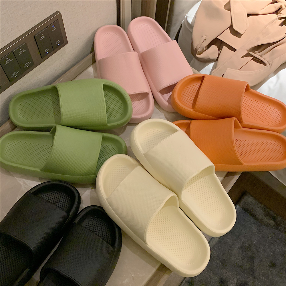 网红ins潮时尚厚底洗澡外穿拖鞋