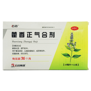 石药 藿香正气合剂 10ml*12支/盒