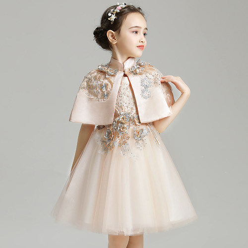 女童秋冬公主晚礼服演出