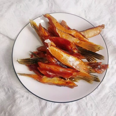 三文鱼鱼鳍温州特产零食下酒菜煎炸蒸洒店同款冷盘菜海货 顺丰