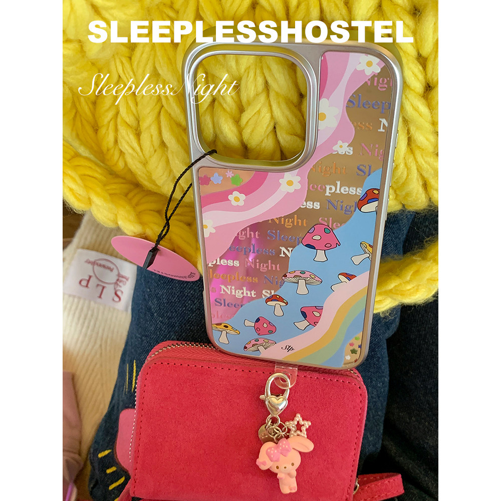 适用ins风镜面苹果字母手机壳