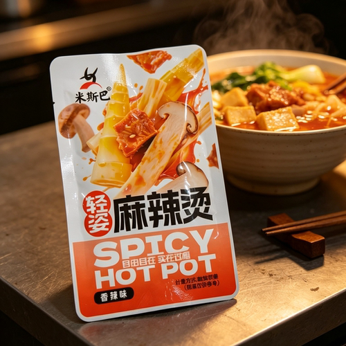 包邮 米斯巴轻姿麻辣烫香辣味500克 3口味休闲食品 即食零食 解馋