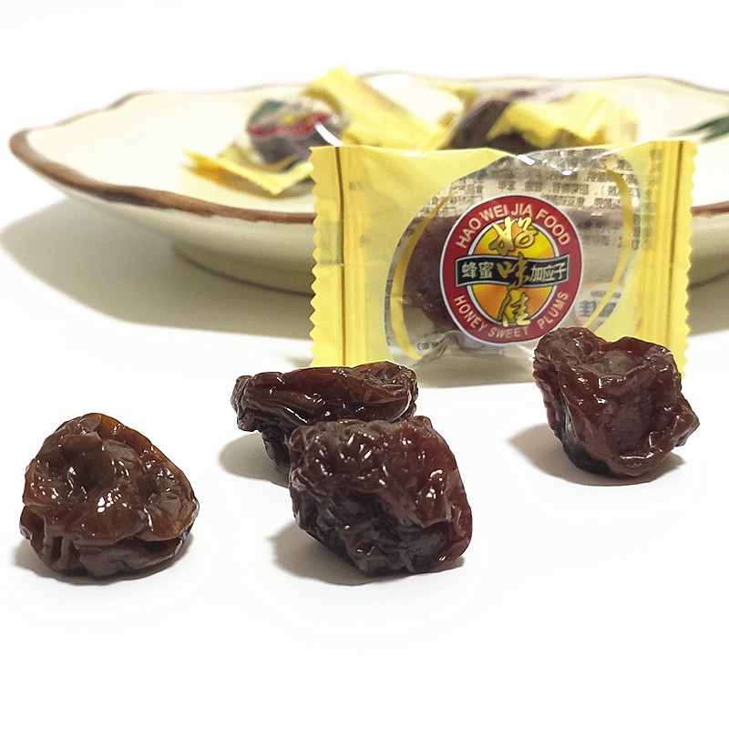 包邮 特色食品李子零食 好味佳蜂蜜加应子500克 独立包装有广澳梅