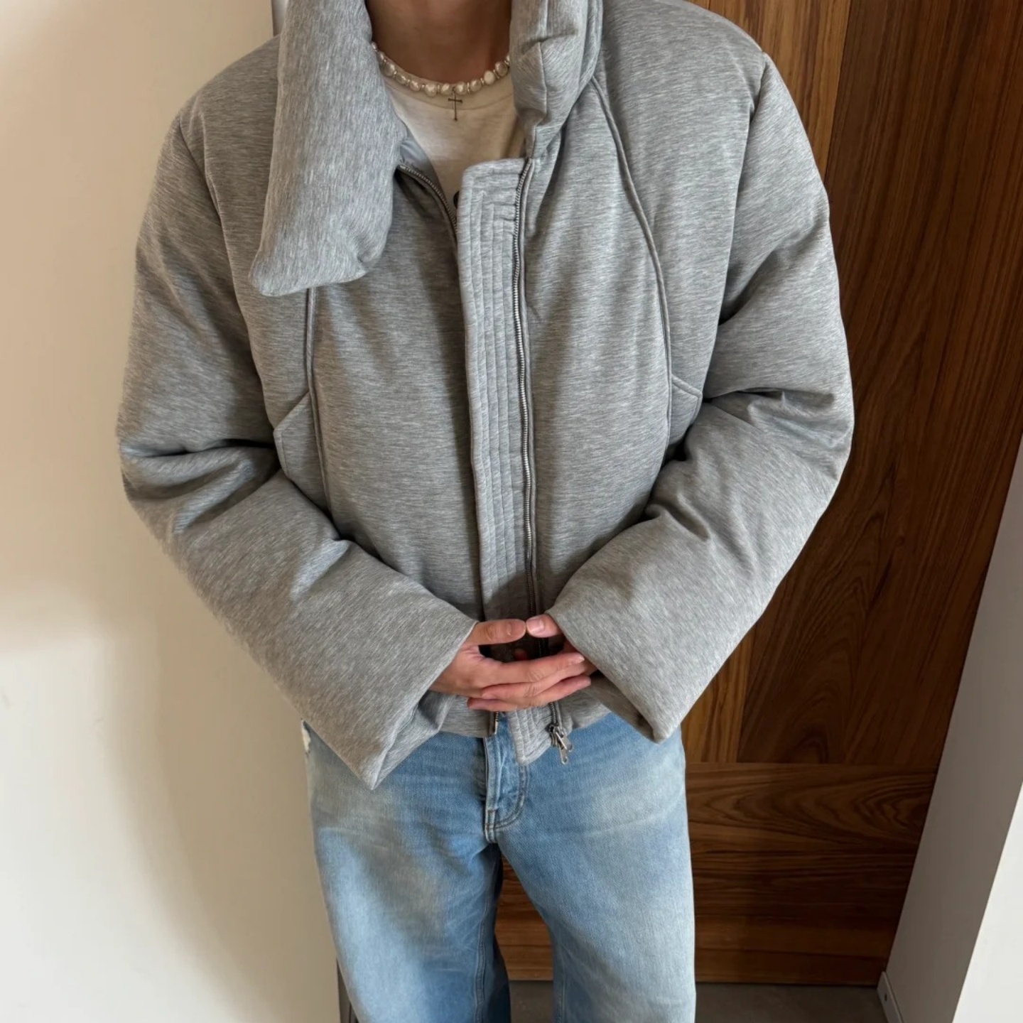 【全场五折】美式复古哈灵顿棉服