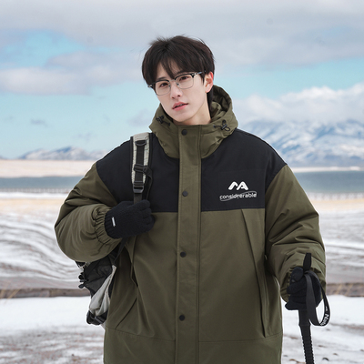 工装外套冬季时尚百搭情侣棉服