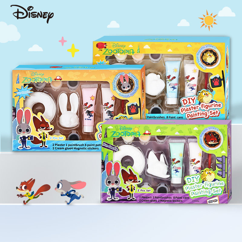 迪士尼疯狂动物城儿童diy手工涂色石膏娃娃摆件白坯涂鸦彩绘玩具,玩具/童车/益智/积木/模型,白模填色/模具彩绘/石膏娃娃,淘宝优惠券,粉丝福利购,淘宝优惠卷