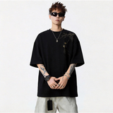 TU01*P20风情侣短袖t恤男夏季潮流痞帅体恤宽松百搭半袖上衣，男装T恤，星座414A-2（原B215-2）