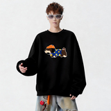 6638*P28美式重磅华棉卫衣男秋季新款潮牌毛巾绣上衣宽松休闲外套，女装短外套，星座414A-2（原B215-2）