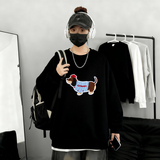 6607*P28美式重磅华棉卫衣春季新款毛巾绣圆领打底衫宽松休闲外套,男装T恤,星座414A-2(原B215-2), 6607*P28美式重磅华棉卫衣春季新款毛巾绣圆领打底衫宽松休闲外套,男装T恤,星座414A-2(原B215-2),