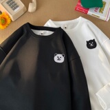 W1022*P28潮vintag卫衣男春秋季宽松华夫格情侣上衣潮牌ins外套，男装卫衣，星座414A-2（原B215-2）