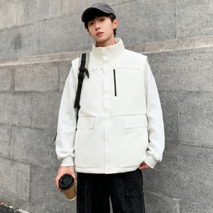 MT01*P68男士工装棉马甲男款冬季坎肩背心棉衣外套秋冬款新款棉服图片
