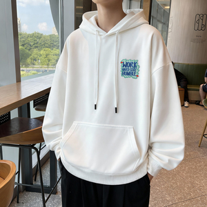 8805*P35美式重磅连帽卫衣男春季新款潮牌刺绣上衣服宽松百搭外套，女装短外套，星座414A-2（原B215-2）