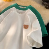TC29*P22华夫格男女t恤夏季短袖宽松大码体恤风潮牌半袖上衣服，男装T恤，星座414A-2（原B215-2）