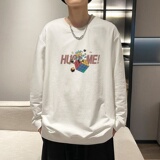 6003*P35秋季新款卫衣男春秋季潮牌宽松纯棉长袖t恤重磅外套上衣，男装卫衣，星座414A-2（原B215-2）