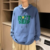 7019*P45潮牌ins连帽卫衣男女春秋季帽衫cityboy宽松百搭日系外套，男装卫衣，星座414A-2（原B215-2）