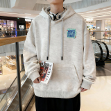 8805*P35美式重磅连帽卫衣男春季新款潮牌刺绣上衣服宽松百搭外套，女装短外套，星座414A-2（原B215-2）