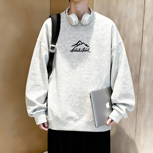 6622*P28美式重磅华棉卫衣男女春季新款圆领百搭上衣宽松休闲外套,女装短外套,星座414A-2（原B215-2）