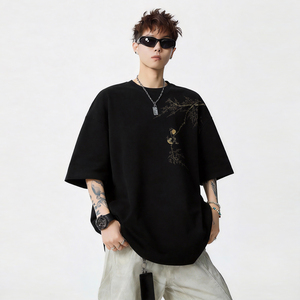 TU01*P20 风情侣短袖t恤男夏季潮流痞帅体恤宽松百搭半袖上衣，男装T恤，星座414A-2（原B215-2）