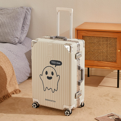 行李箱卡通日系铝框旅行箱