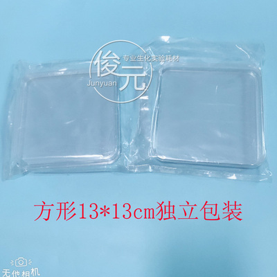 130mm塑料方形培养皿 一次性细胞培养皿 13X13cm方皿  独立包装